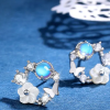 Silver Flower Moonstone Earrings 99e037f2 d5f5 4920 b806 f6913d98feeb269754 1 e541922c