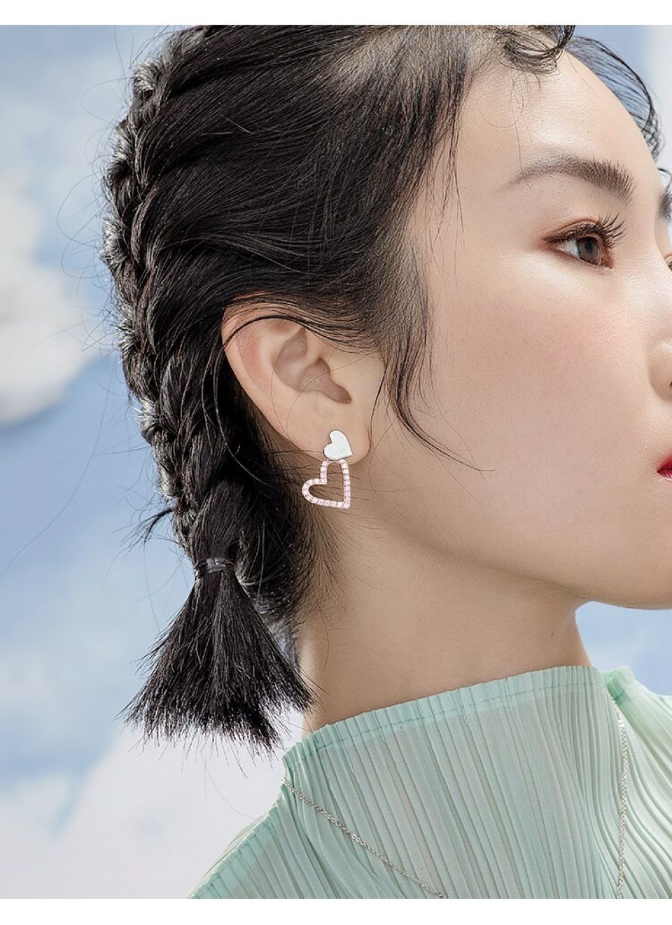 Double Heart Earrings H3a2dba32304942e9bbd3a4b51fdfe44fk e8d5c099