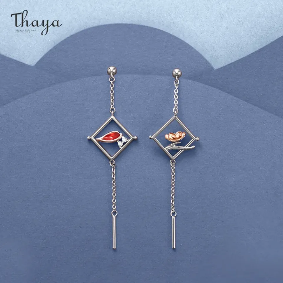 Plum Blossom Red Drip Oil Stud Earrings Hb3cd85d966df4ad8bd7da5c268a0034cA e923f76e
