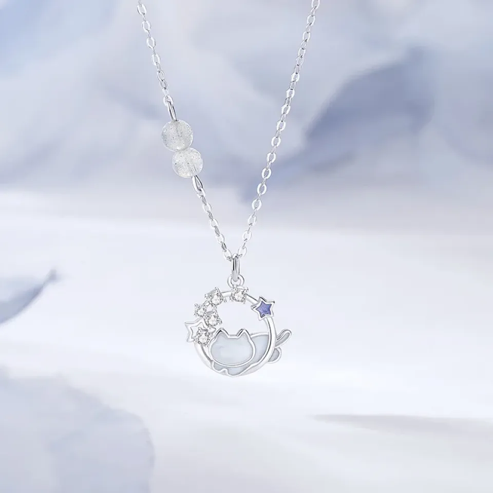 Starry Sky Cat Necklace Sa9fd3bd27d174134a96fdb1cfb17c4f1p e99b677d