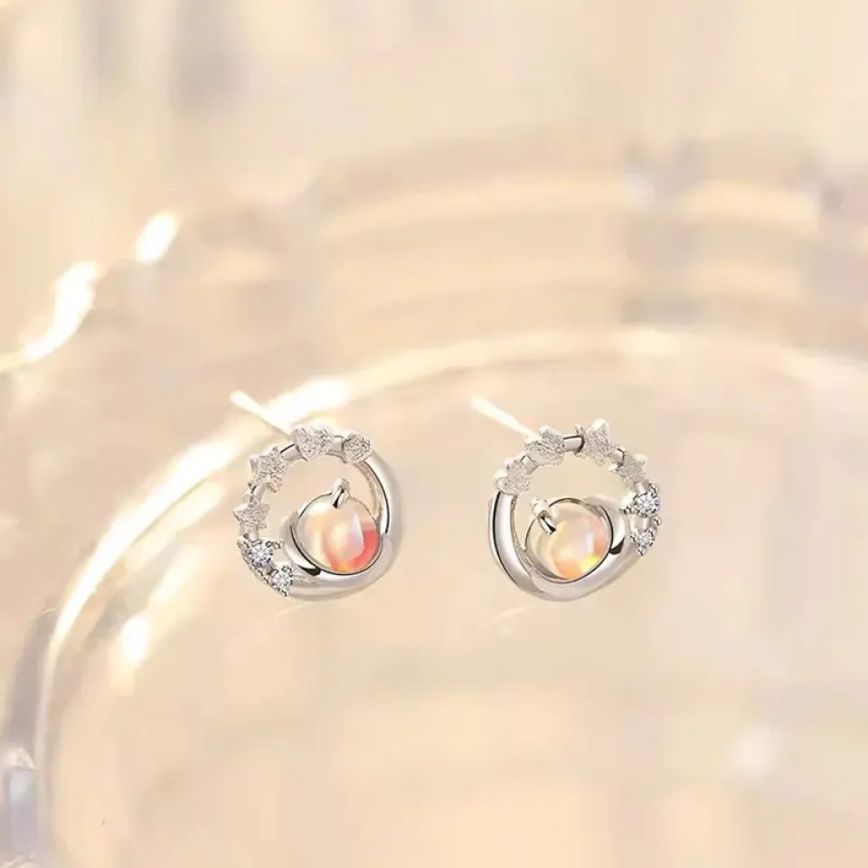 Sterling Silver Moonstone Stud Earrings S2dbd202c14194f0cbfae7e1e682deacfS 1 ea640cae