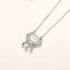 White Chalcedony Pendant Necklace S9638fa12f804470b998b8428819e5575k ed693045