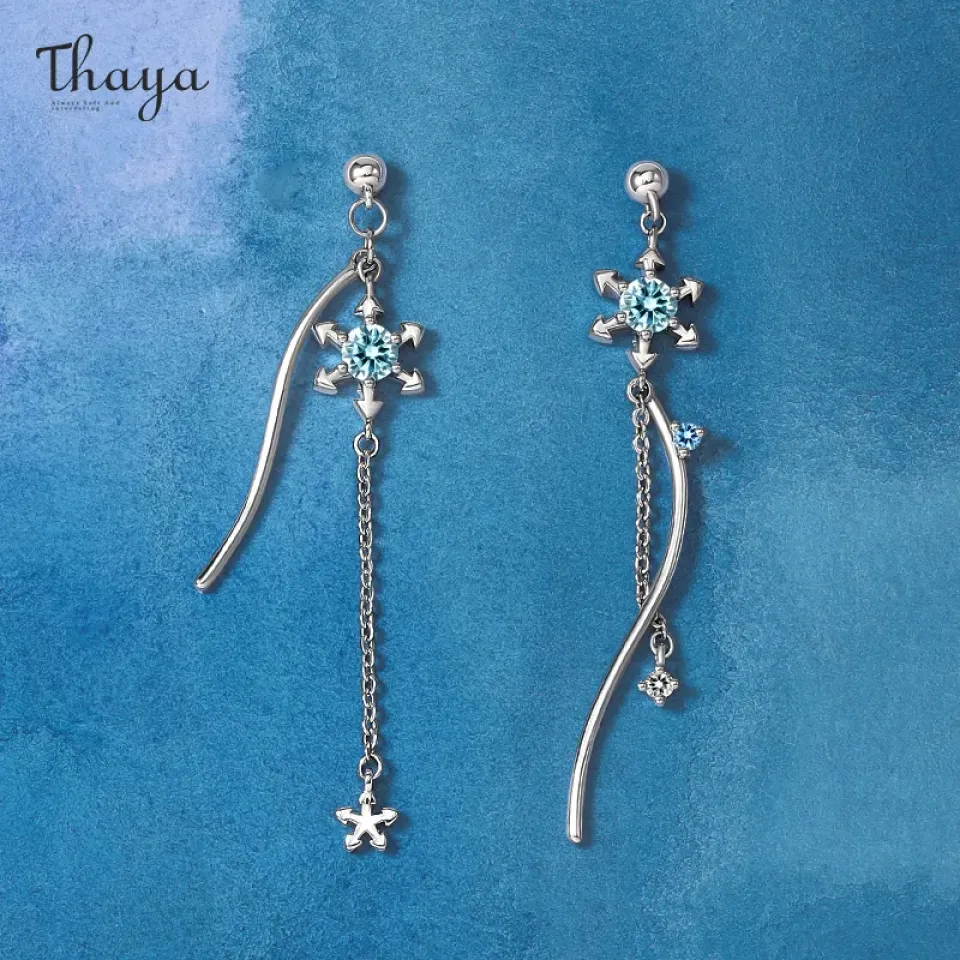Nature Themed Chain Studs Earrings Hf8f5306ff6494eee87af2776a2afa001G ef7cbefd