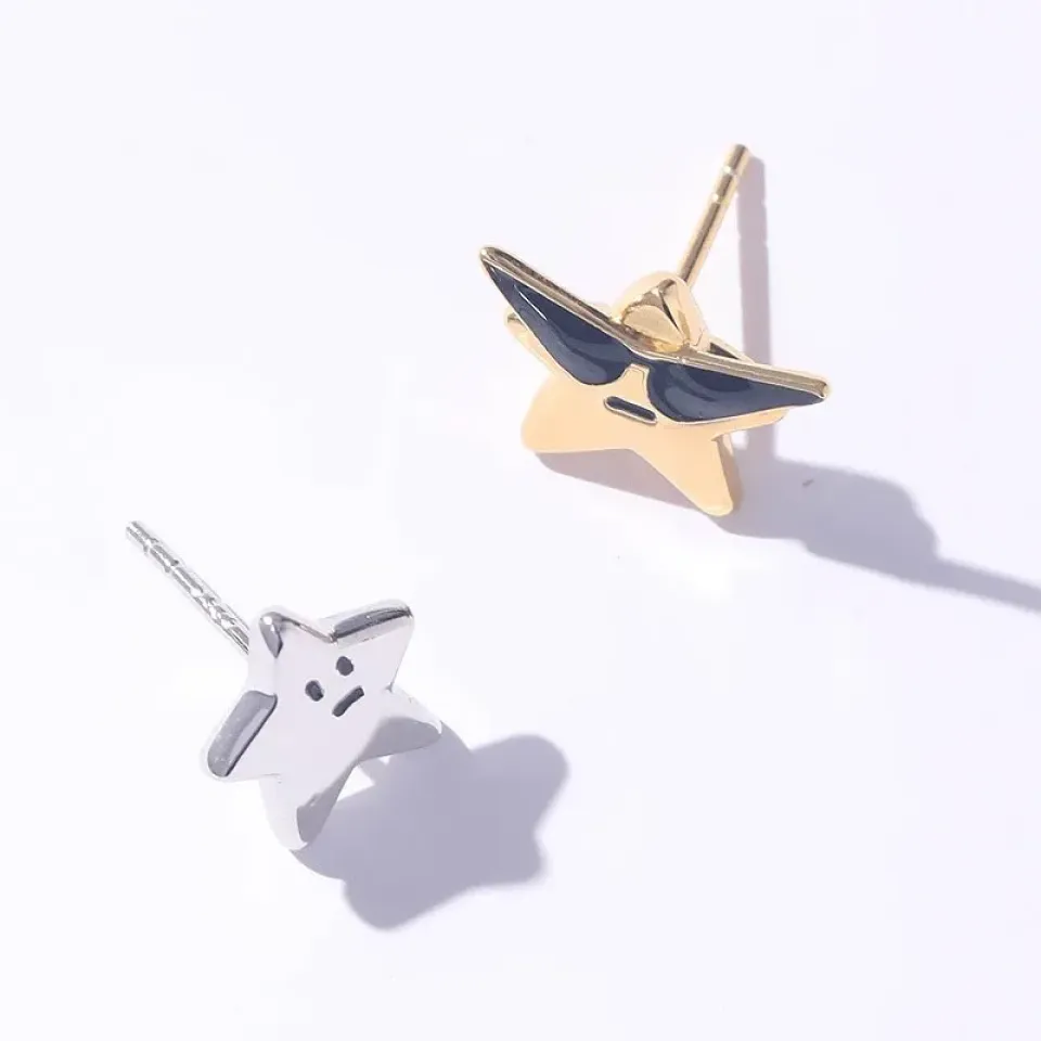 Star Duo Stud Earrings Se08aa9eebb6745c6b35b7ec075683c9dE f135c011