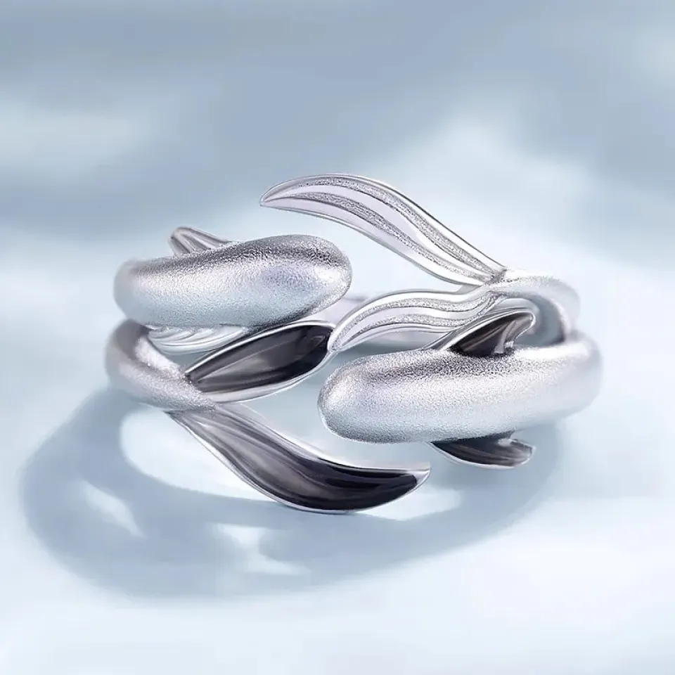 Romantic Fish Design Rings for Lovers 3 Romantic Fish Design Rings for Lovers Saed70276a7214a87bbc7a21a74e3094eh f2eaeff6