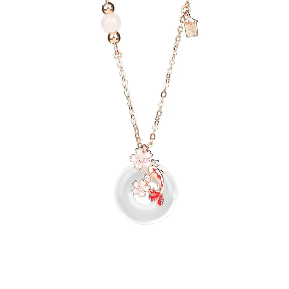 Peach Blossom Koi Necklace 4 Peach Blossom Koi Necklace Sd0d32d0c24b34dda900d9a7ce967fcd9r f4074204