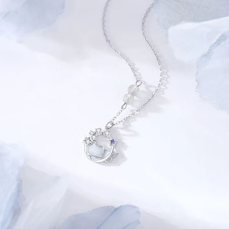 Starry Sky Cat Necklace S87202bd2a1f3460c92826c917a3f4f87E f580c7a2