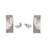 White Cherry Earrings Thaya blanco cereza s925 pendientes de plata flor redondo pendientes para mujer elegante joyer a fina 3 f6557b8c
