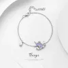 Silver Unicorn Thin Chain Crystal Bracelet H36b2944ee20c4b4b92fa0e02559a7656o f8385238