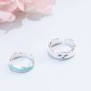 Seagull and Ocean Waves Enamel Couple Ring Set Hbb42aff3906a4f2fb11e8e76202a87b5Y f837788b