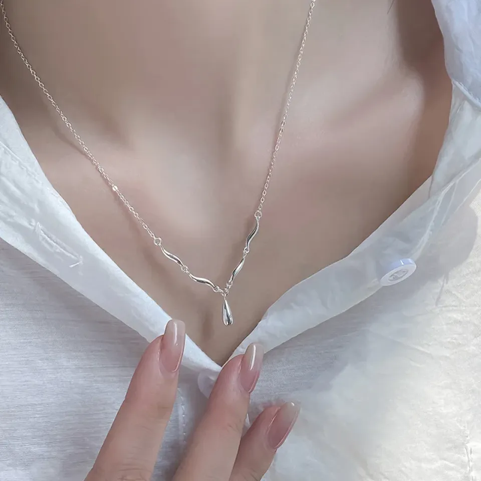 Water Drop Pendant Necklace S3f613dfd1d6d45b39037ae7ea365322eb f8a1b90c