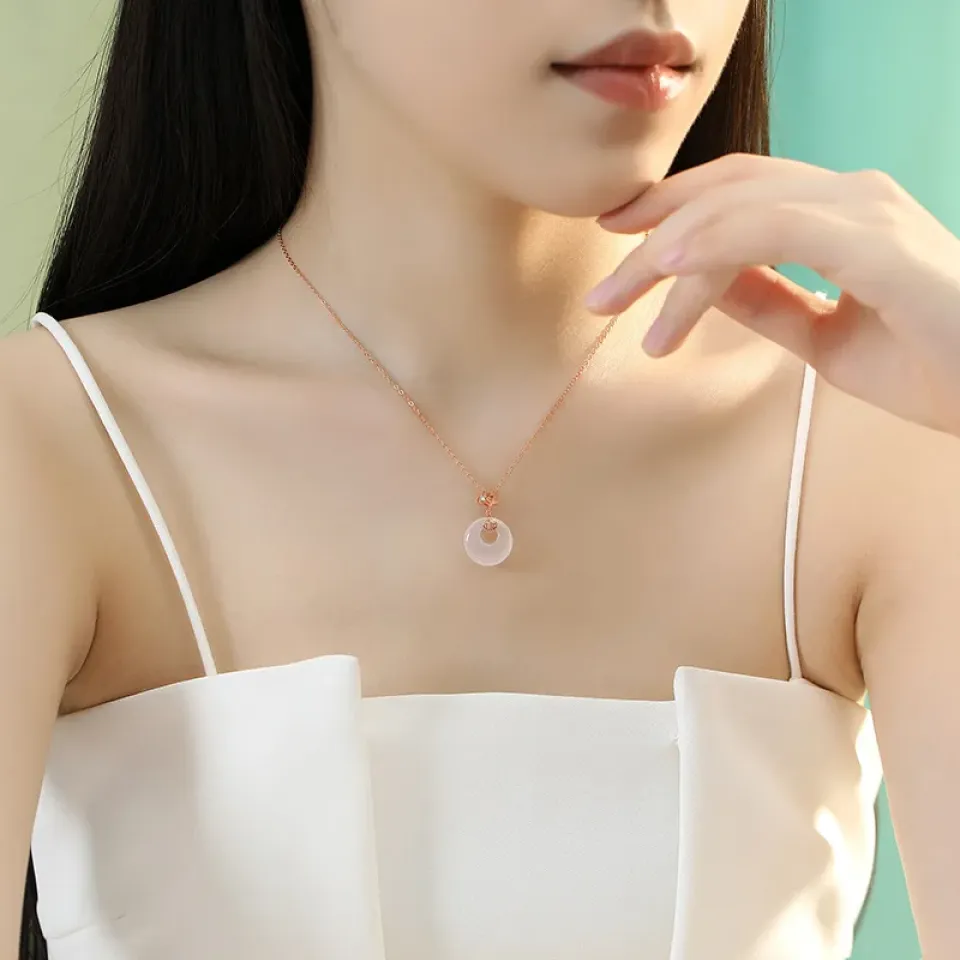Sterling Silver Chalcedony Pendant Necklace S5b753227889f45f18542de86ed74d9c3m 1 f877b918
