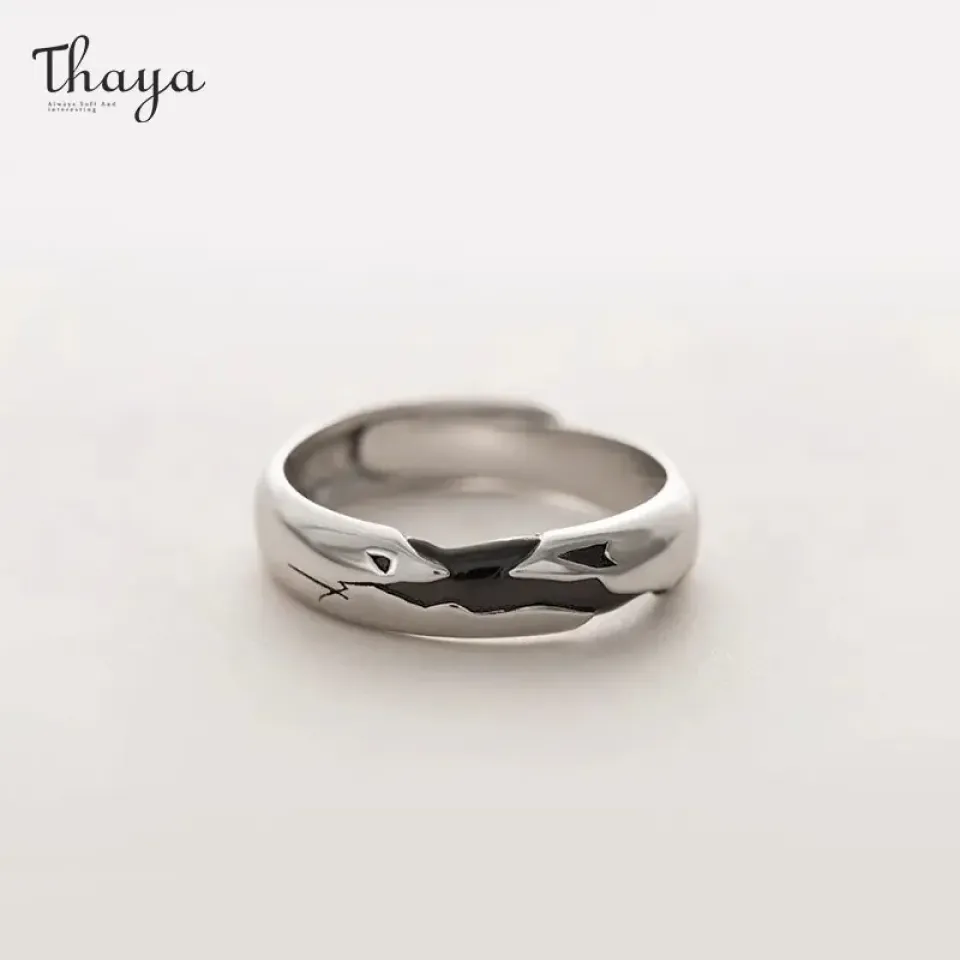 S925 Sterling Silver Couple Rings 1 S925 Sterling Silver Couple Rings Se85f56c60668465092e9835b788cdf4fB fba1358f