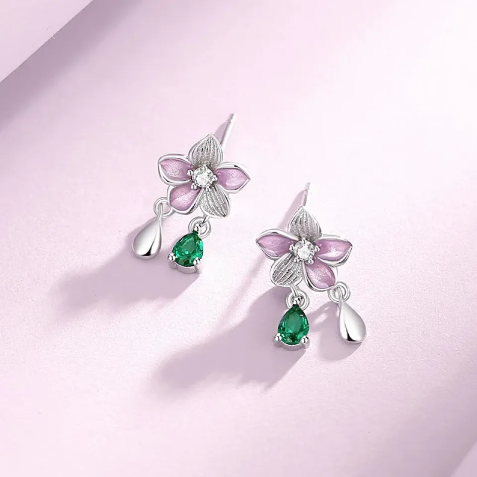 Green Crystal Flower Earrings Sd7b08fee520a4d4a93d4e55214940b49n fdc0236c