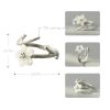 White Cherry Ring Thaya White Cherry Blossom Silver Ring s925 Silver Natural Pearl Shell Flower Branch Rings for Women 3 fdefa5d5