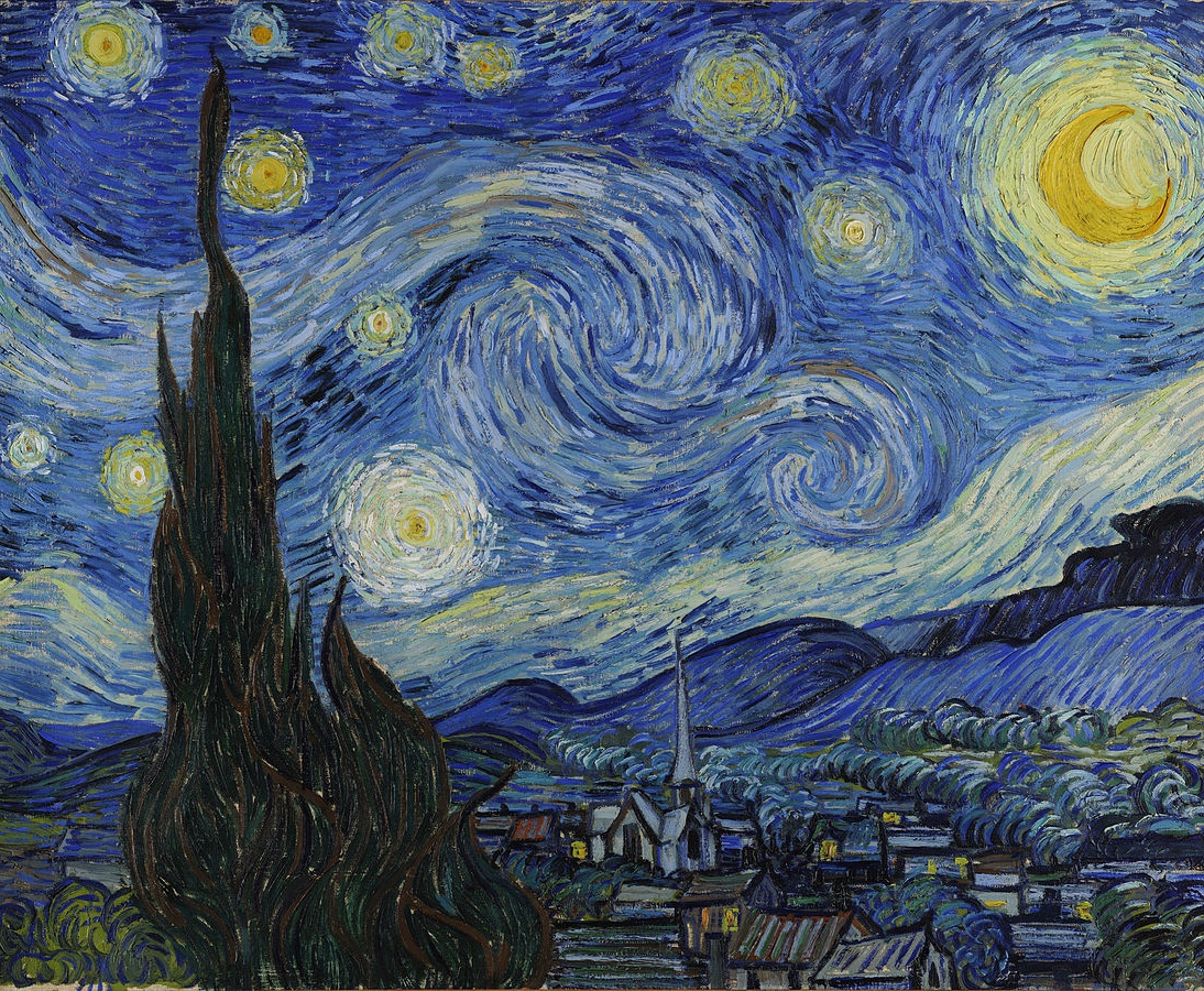 Van Gogh's "The Starry Night" - A Deep Look van gogh la nuit etoilee 1