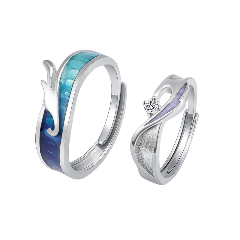 Dragon Phoenix Couple Rings