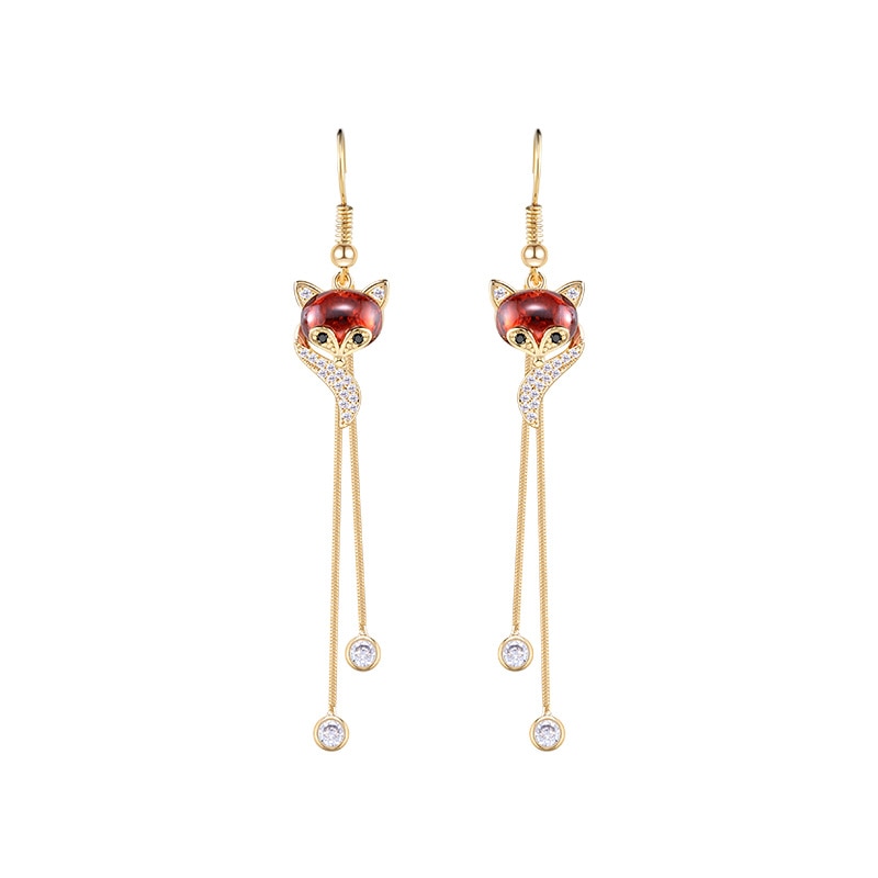 Opal Fox Studded Earrings Hd078075948c6490db621714da41ed69e3