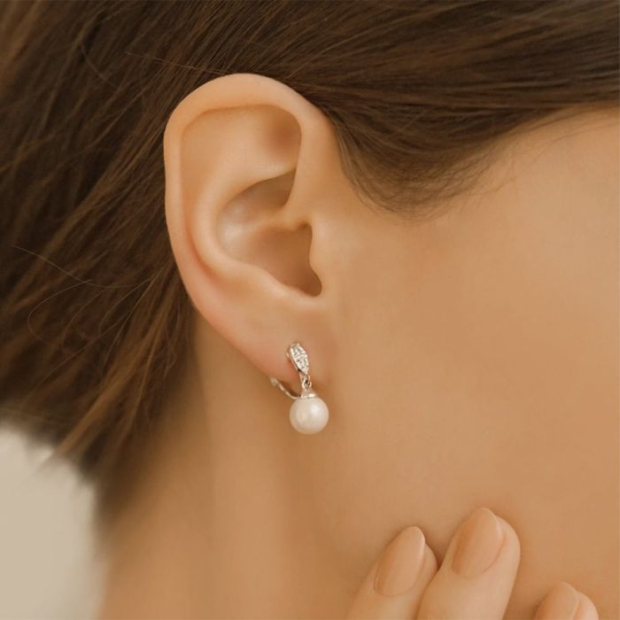 6 Most Dreamy & Unique Non-Piercing Earrings You'll Ever Find! newbridge pearl drop clip on earrings 1