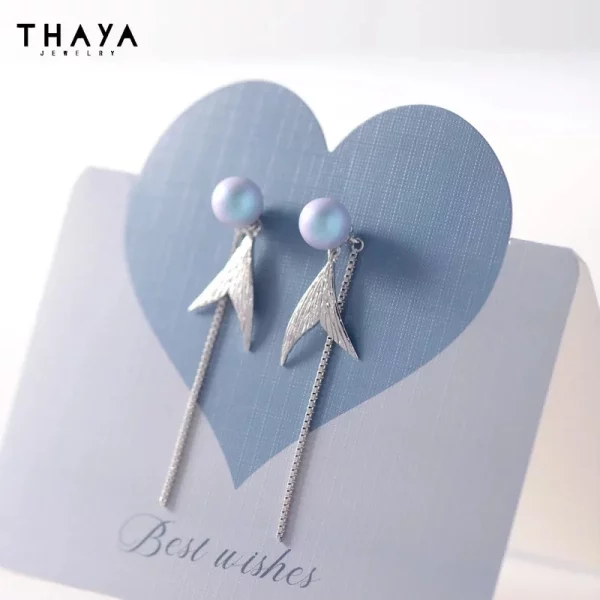 Mermaid Inspired Dangle Earrings
