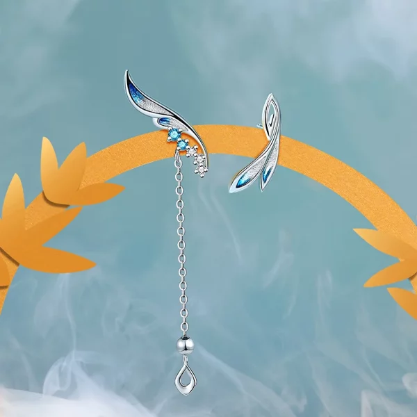 Dragon Inspired Sterling Silver Earrings