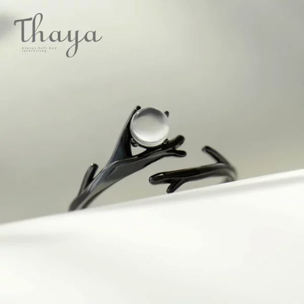 Moonlight Forest Couple Ring Set
