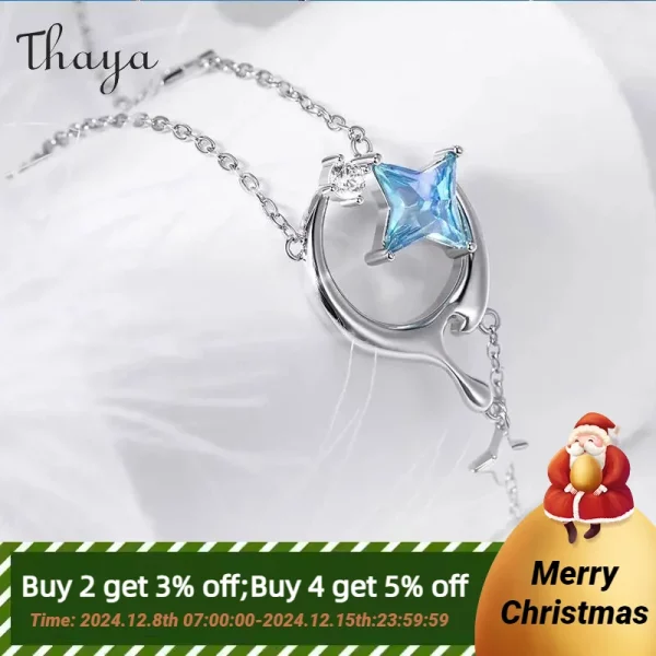 Moon Crystal Necklace for Women