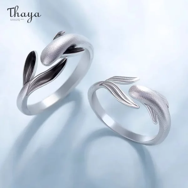 Romantic Fish Design Rings for Lovers