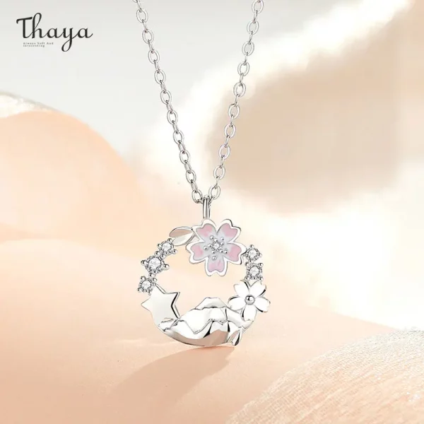 Fujiyama Cherry Blossom Necklace