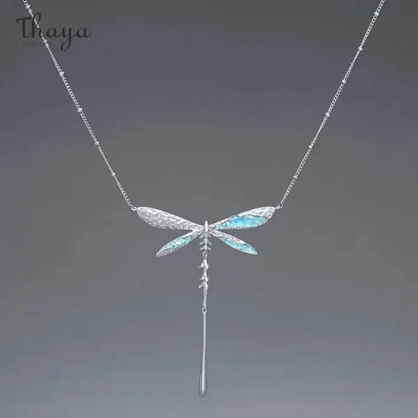 Bone Dragonfly Necklace