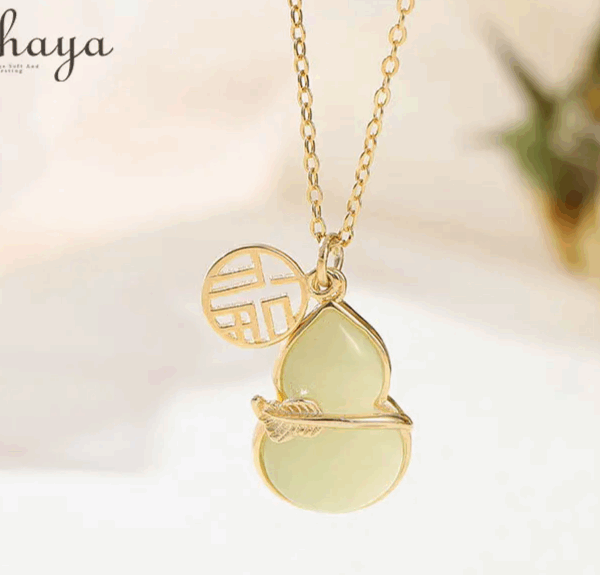 Hotan Jade Silver Necklace
