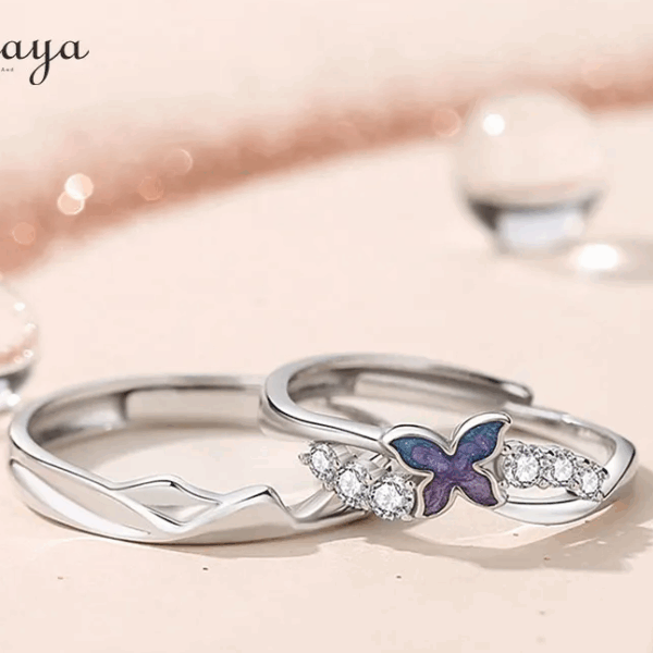 Elegant Butterfly S925 Silver Ring