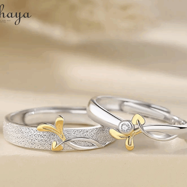 Simple Open Ring For Couples