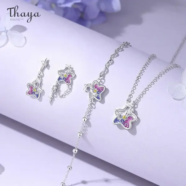 Sterling Silver Wishing Bottle Jewelry Set