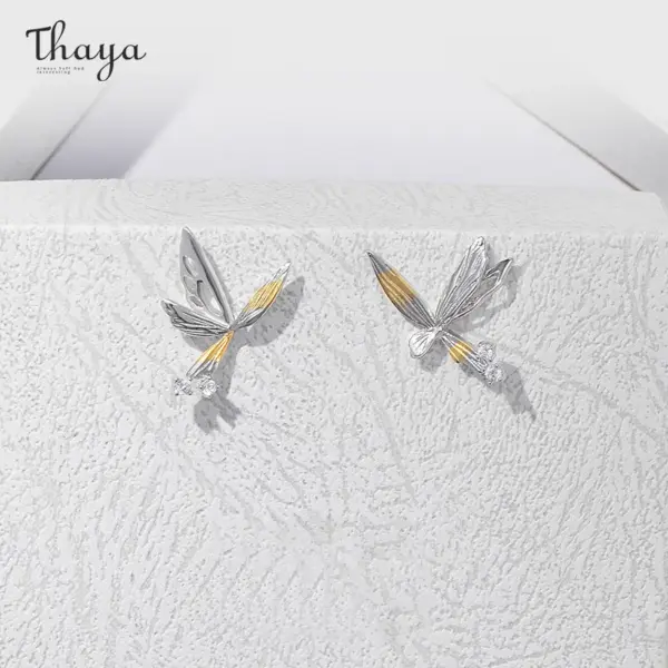 Butterfly Wing Crystal Earrings