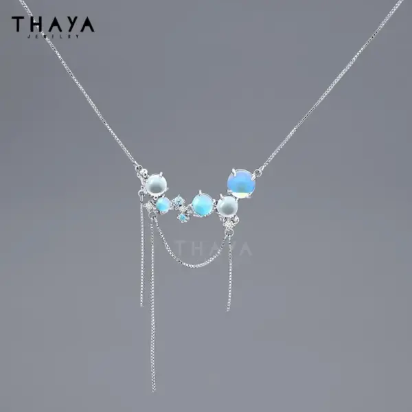 Moonlit Cascade Necklace